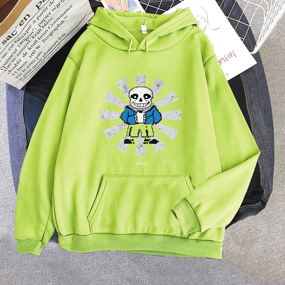 Game Undertale Sans 2025 New Hoodie Cartoon Print Fleece Cute Sweatshirt for Autumn/Winter Unisex Clothing Sudaderas Pullovers