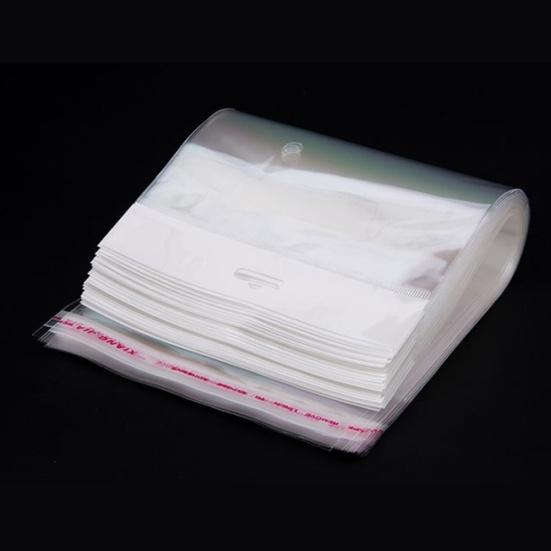 100шт прозрачные самоклеящиеся пластиковые подарочные пакеты с клеевым слоем Opp, пакет