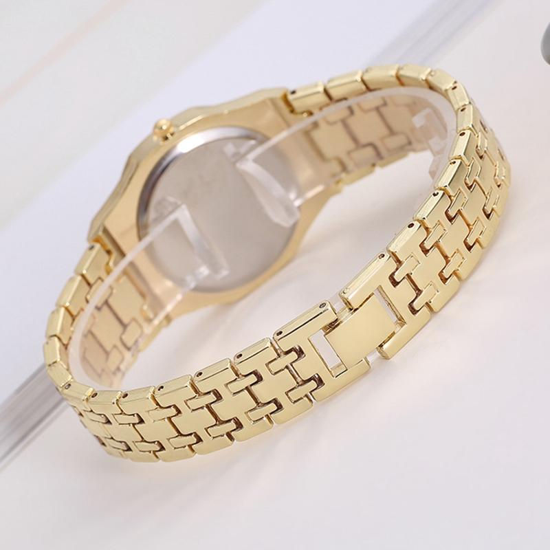 New Steel Band Women Watches Luxury Quartz Ladies Fashion Rose Gold Diamond Female Bracelet Wristwatches Clock Relogio Feminino