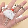 YLWHJJ New Women Doll bag Cute Keychain Girl Key Chain Handmade Car Pendant Style key ring Fashion Jewelry