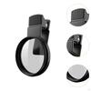 52mm Clip On Phone Camera Lens Filter, Attachment, Convenient Professional Compact Circular