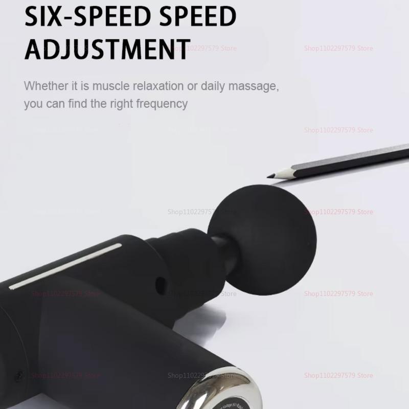 Новый мини-массажный пистолет с горячим и холодным компрессом, электрический перкуссионный массажер для тела, шеи, спины, для глубокой проработки тканей, расслабления мышц