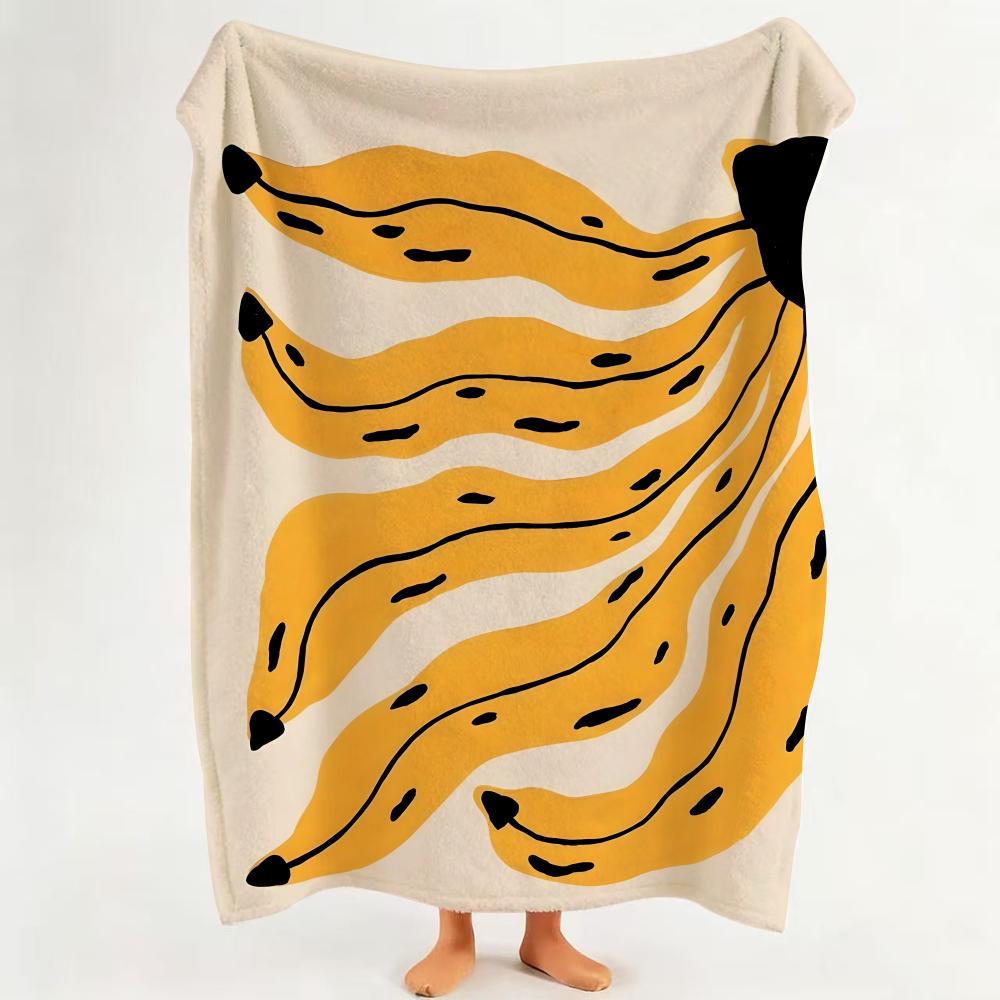 Illustrator L Liv L Lee pattern Throw Flannel Throw Blanket Suitable for Sofa Living Room Bedroom