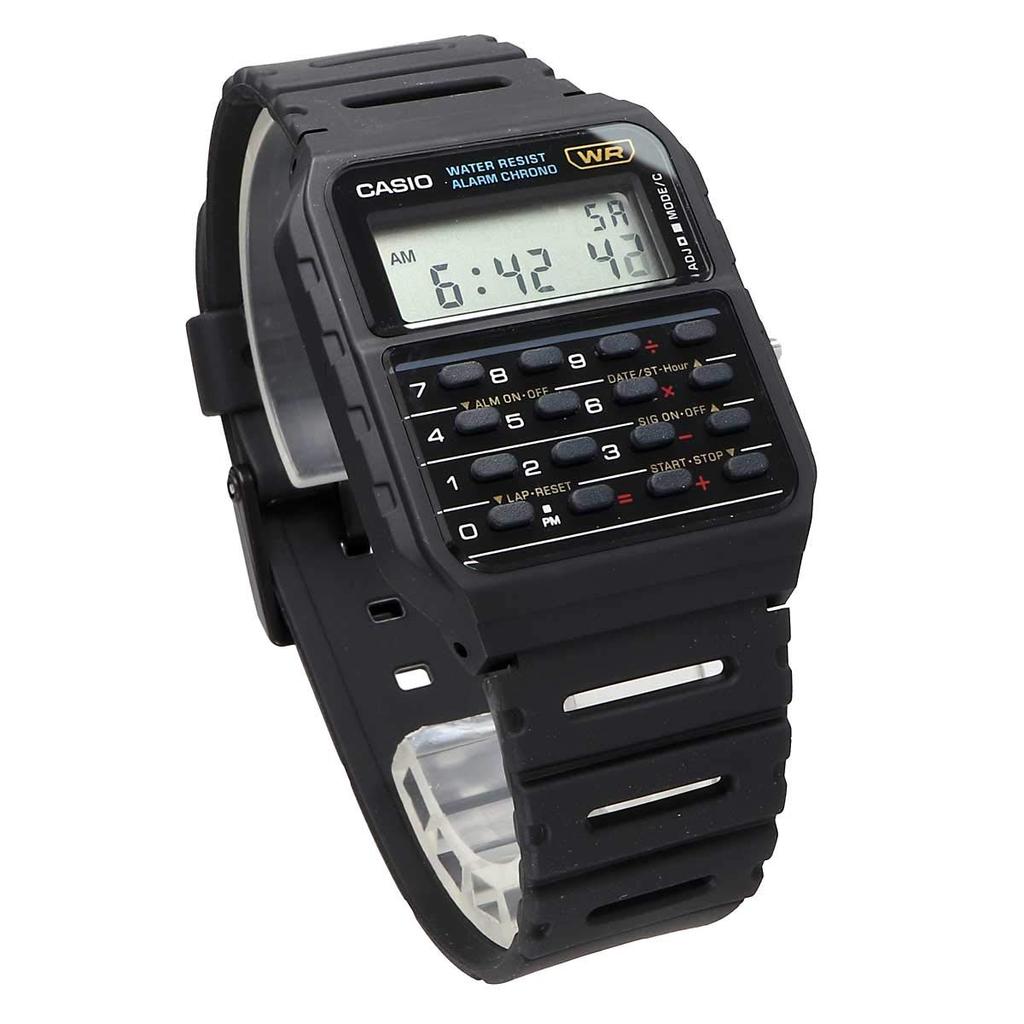 Casio Часы с функцией калькулятора Часы-калькулятор Простая упаковка без подарочной коробки Черная модель Overseas [Casio] CA-53W-1Z [item]
