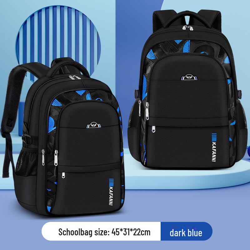 "2023 Stylish, Large Capacity, Spine-Supporting Backpacks for Boys In Grades 3-6 & Junior High"