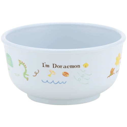 Skater Baby Bowl, 230ml, Antibacterial Plastic, for Ages 5 Months and Up, I'm Doraemon, Sanrio Design, XP23AG-A