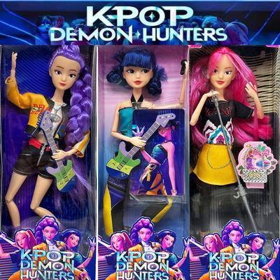 2026 ГОРЯЧИЙ НОВЫЙ Аниме K-Pop Кукла Охотники на демонов Виниловая игрушка Руми Мира Зои Персонаж Виниловая маска Фигурка Подарок на день рождения Подарки фан-клуба
