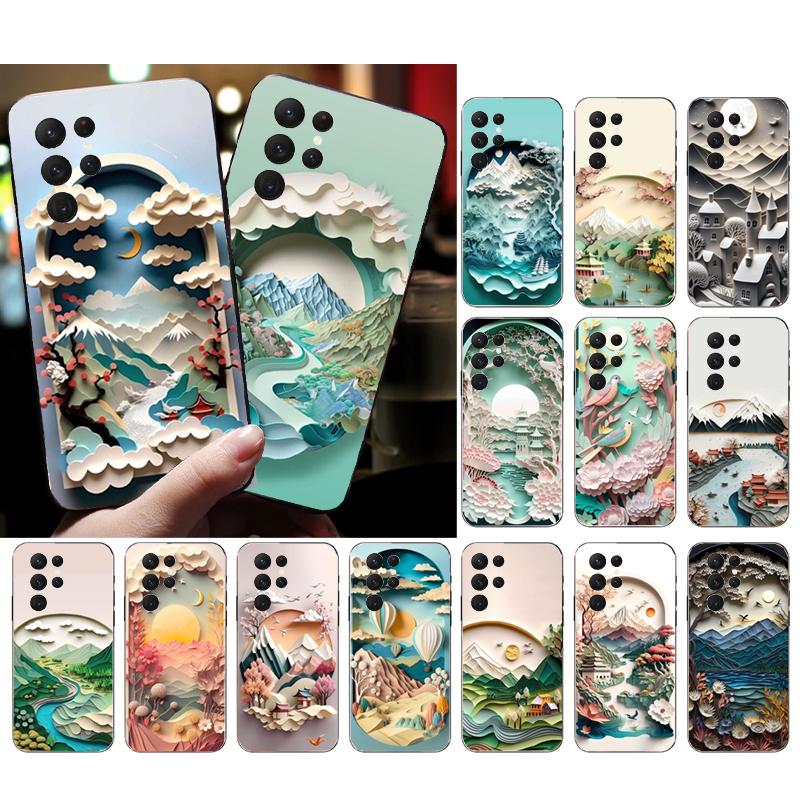 Чехол для телефона с красивым пейзажем и рисунком для Samsung A52S A21S A33 A23 A13 A14 A32 A52 A53 A54 A51 A71 M51