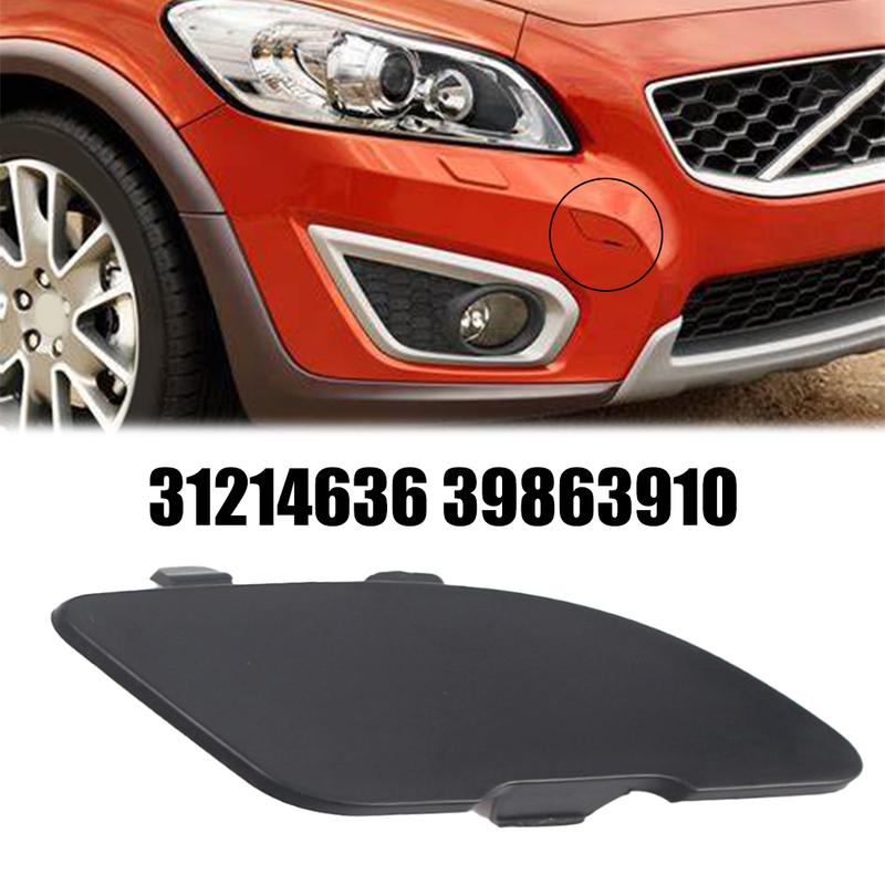 For Volvo C30 2010-2013 Front Bumper Tow Hook Eye Cap Cover 39863910 Bumper Tow Hook Eye Cap Replacement Auto Accessories