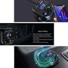 FM Transmitter Car Charger Wireless Bluetooth Hands-Free Calling Radio Receiver Mp3 Music Stereo Adapter Dual USB Port Charger
