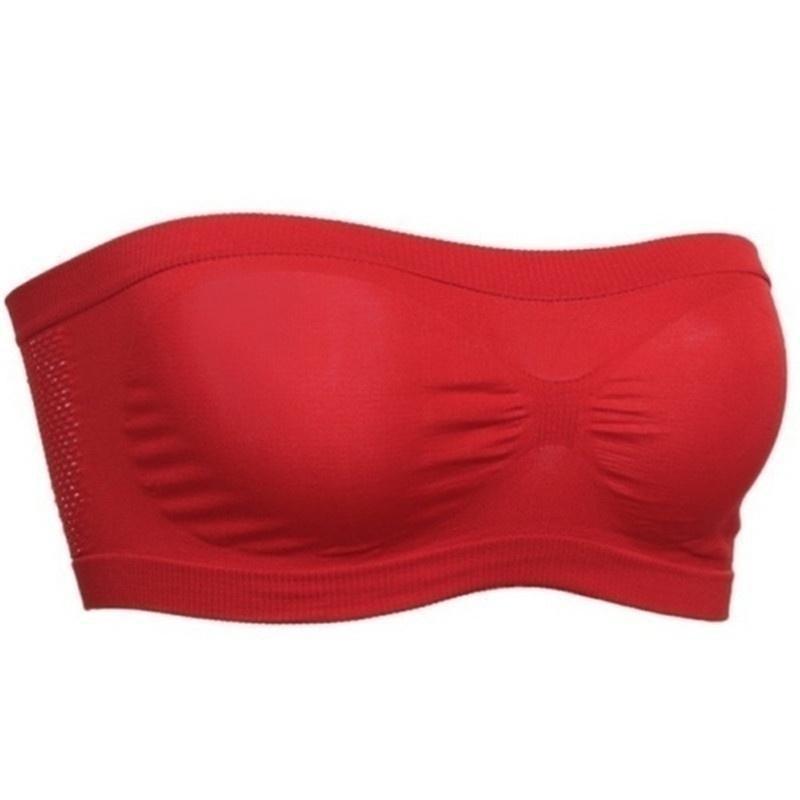 Women's Tube Top Strapless Bandeau Bra Underwear Women Bralette Seamless Strapless Tops Hollow Wrapped Chest Bras