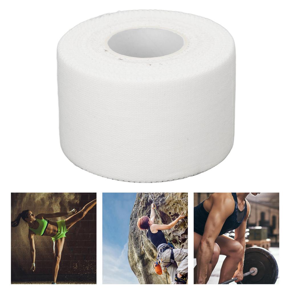 Athletic Sports Tape Cotton Breathable Shock Absorption Wrap Sports Tape for Weightlifting Rock Climbing