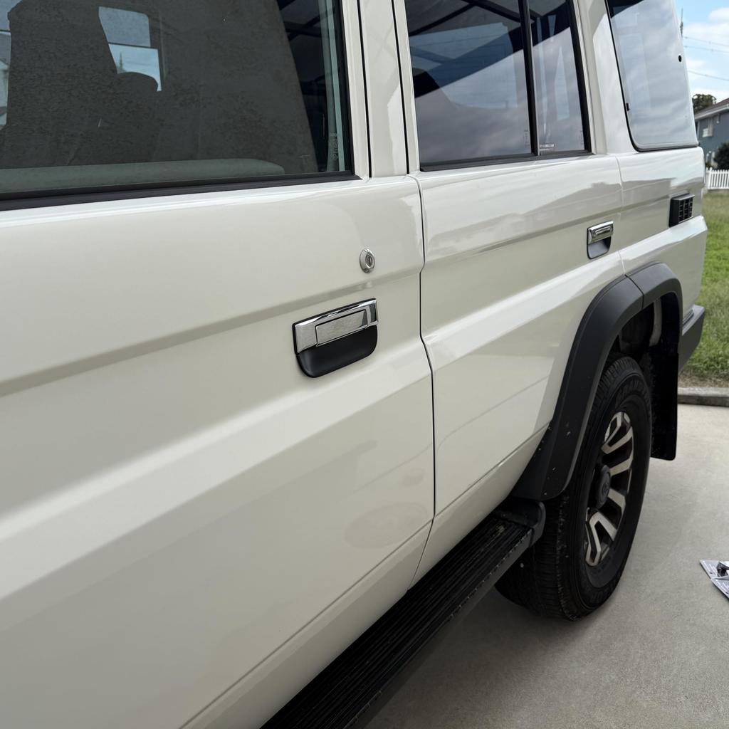 Защита ручки двери Land Cruiser 70 5 шт. (черный)