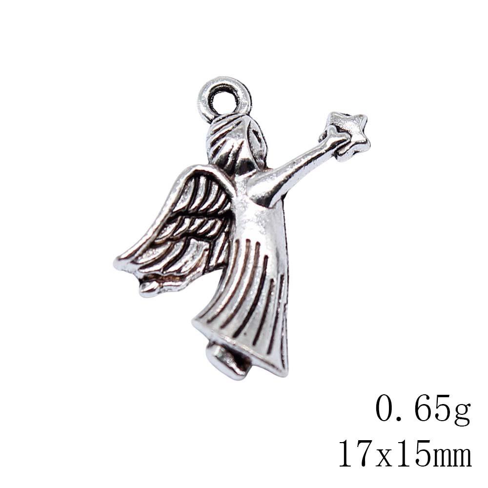 Ожерелье с подвесками «Назад в школу» Подвеска с подвесками в виде ангела Сувенирные подвески для браслетов