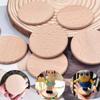 10pcs Unfinished Natural Wood Round Disc Natural Beech Wood Round Slice Blank Wood Pieces  Handwork