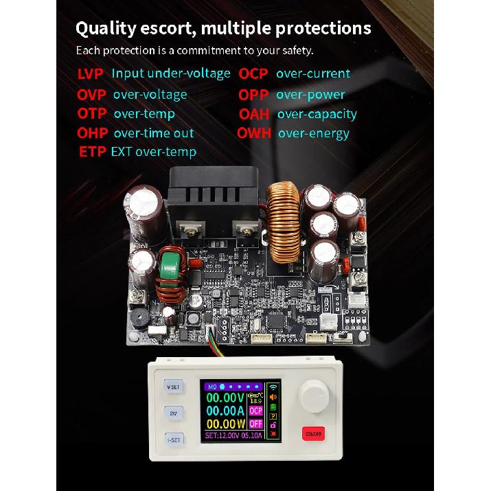 XY7025S 1750W 25A CNC BUCK DC Power Supply Adjustable CV CC CW Step-Down Converter MPPT Charging 12-85V To 0-70V WIFI 485 IR