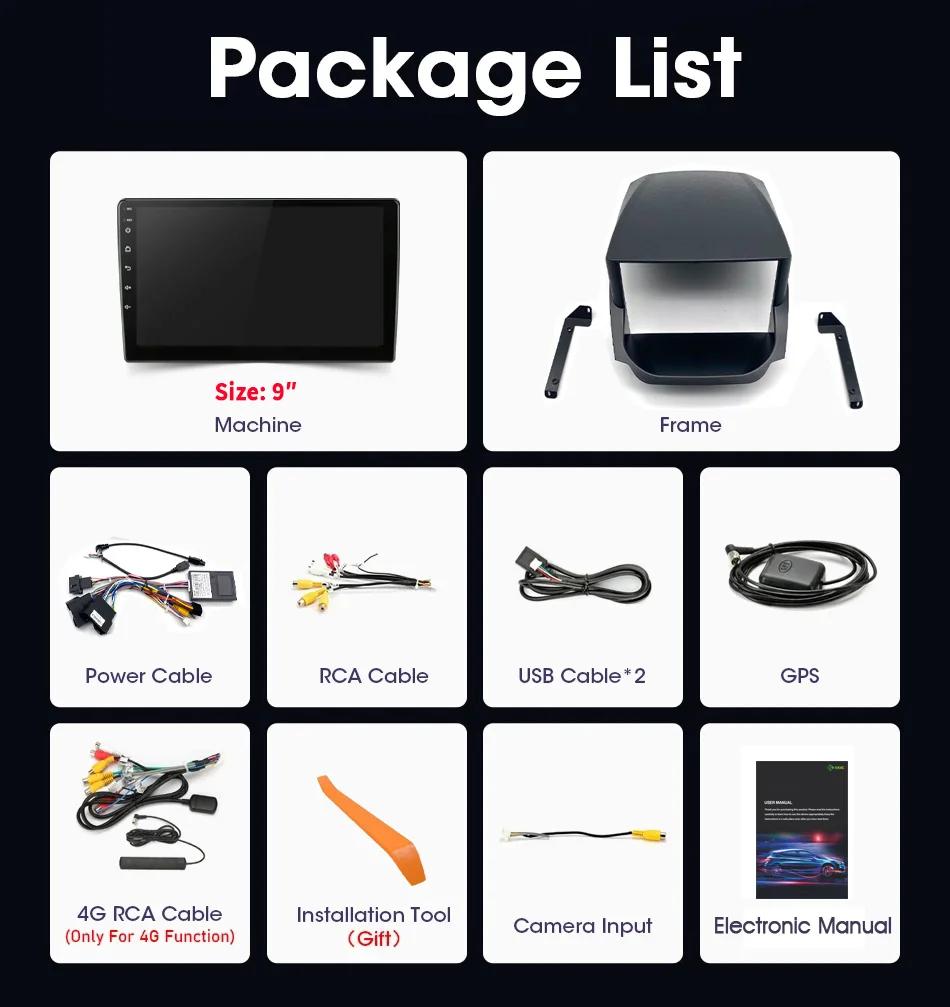 Для Ford Ecosport Eco Sport 2014-2018 Автомобильное беспроводное BT Carplay Радио Android 14 Мультимедиа 4G GPS Навигация Сенсорный экран Стерео