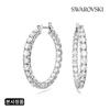 Matrix Rhodium Hoop Earrings M 5647715