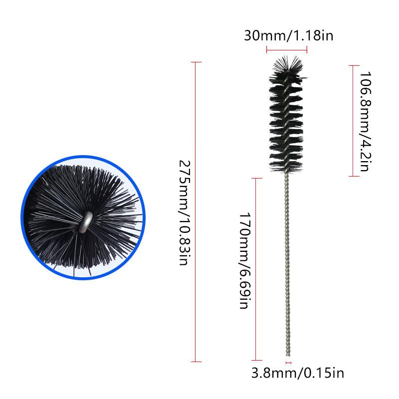 Инструменты для чистки автомобиля Техническое обслуживание двигателя Впускной клапан Цилиндр Удаление нагара Щетка для чистки Щетка Инструмент для осмотра Комплект для мойки автомобиля