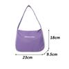 Yogodlns Simple Versatile Armpit Bags Designer Shoulder Bags For Women Fashion Solid Color Female Small Hobo Bag Oxford Handbag