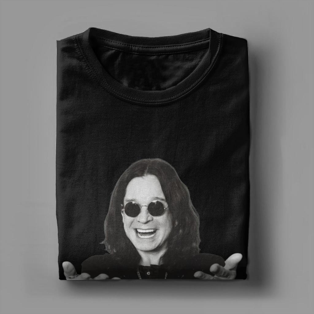 Ozzy Osbourne T-Shirt Men Vintage 100% Cotton Tees Round Neck Short Sleeve T Shirt New Arrival Tops