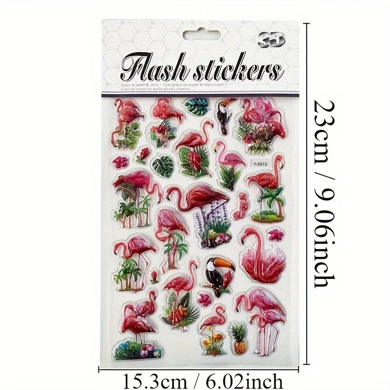 Наклейки и наклейки с фламинго, водонепроницаемые наклейки с фламинго для бутылок с водой, наклейки с фламинго для ноутбука