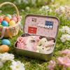 Little Pocket Bunny, Easter Basket Stuffer, Bunny in a Tin Box, Bunnys Hugs in Box, DIY Pet Bunnys Adoption, Easters Baskets Decorative Boxes