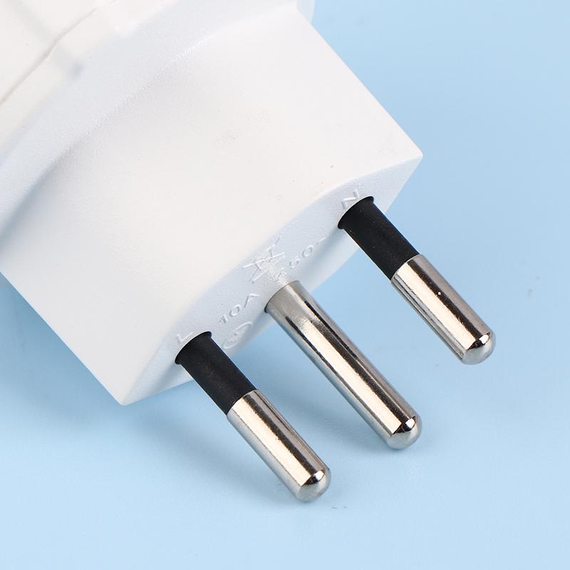 1Pc European France To Swiss Plugs Travel Adapter 3 Pin Plug 10A 250V Power Plug EU To Switzerland Electrical Plug Socket