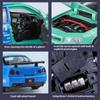1/32 Scale Nissan GTR Skyline Alloy Car Model Wtih LED Lights and Sound Effects, Perfect Toy for Kids, Collectible Racing Car Display