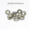 Bearings 10pcs L2010ZZ 10*20*6(mm) Metal Sealed