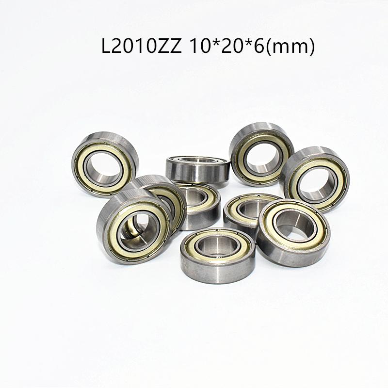 Bearings 10pcs L2010ZZ 10*20*6(mm) Metal Sealed