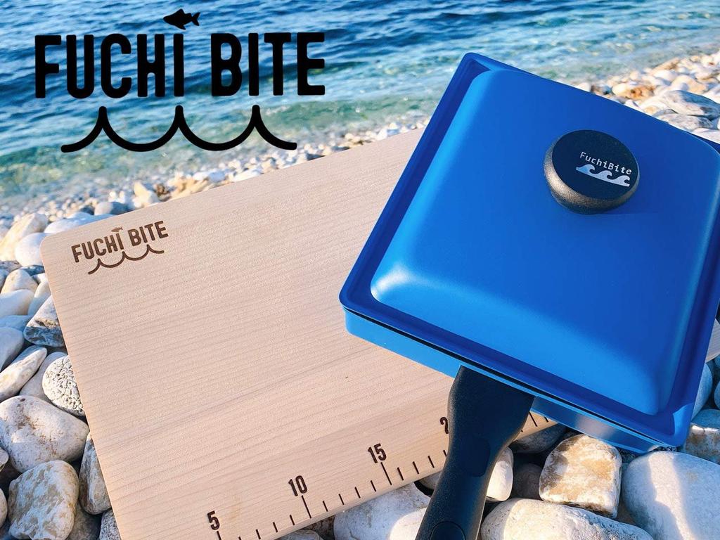 Широкая сковорода с крышкой FUCHIBITE, цвет Genkai Blue