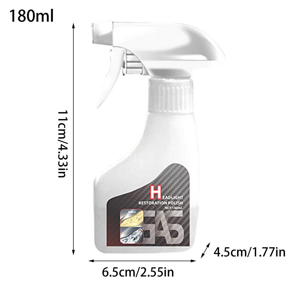 Car Headlight Cleaner Liquid Refurbishment Repair Agent Headlight Renewal Headlights Lens Polishing Lights Restorer For