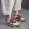 Fashion GKTINOO 2025 Autumn New Genuine Leather Sneakers Casual Sports Shoes Soft Soled Comfortable Retro Women's Flat Shoes