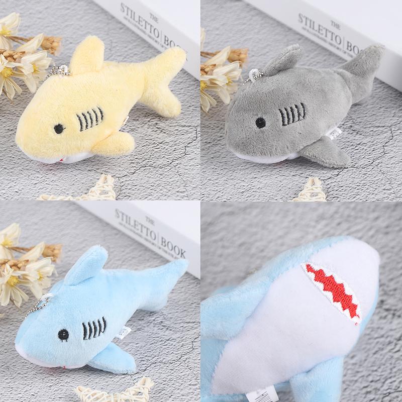 12 см брелок подарок Акула плюшевая игрушка кукла мини-подвеска плюшевые игрушки