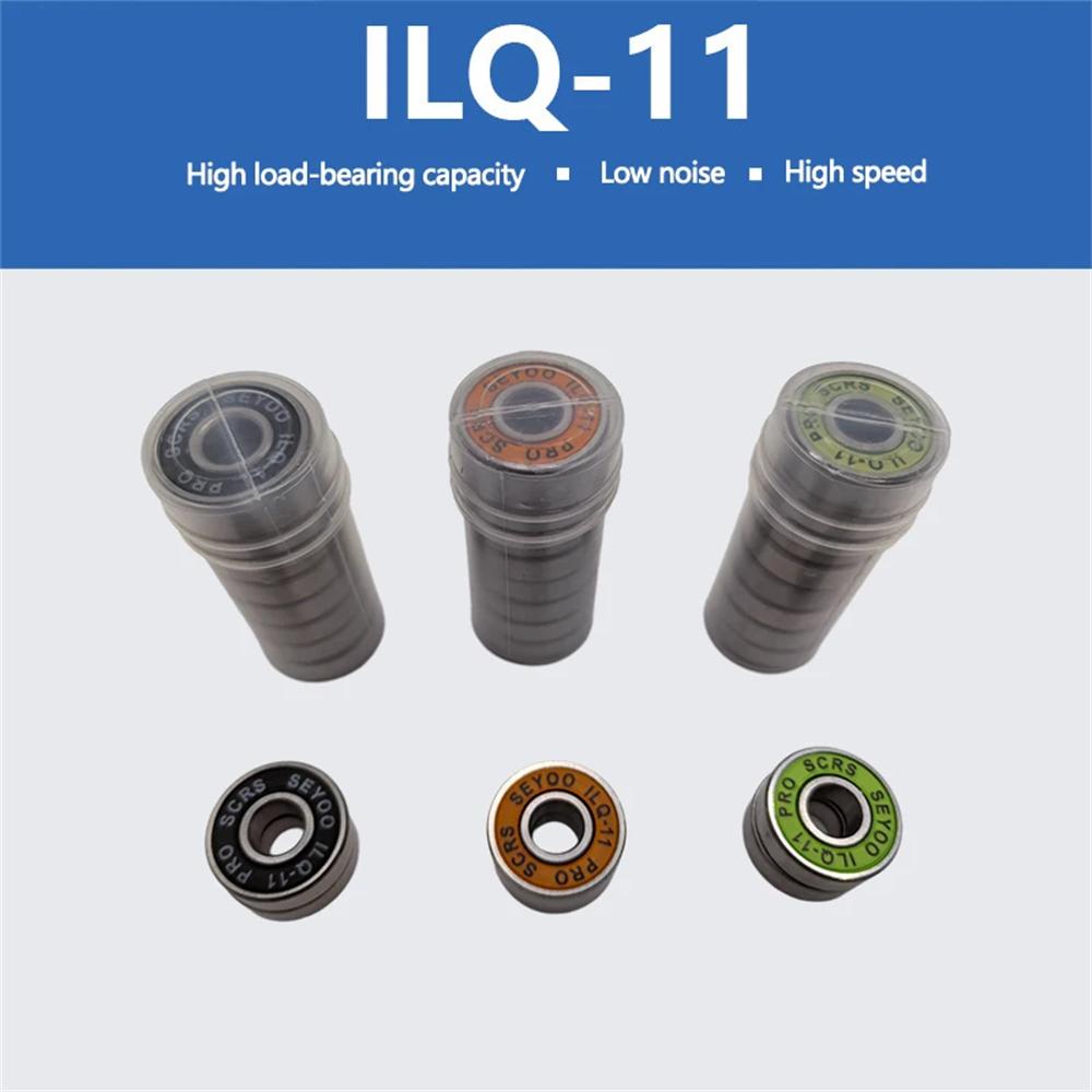 8PC Bearings High-speed Bearings Are Suitable Forskateboard Long Board Inline Roller Skates and Ice Skates with Low Noise