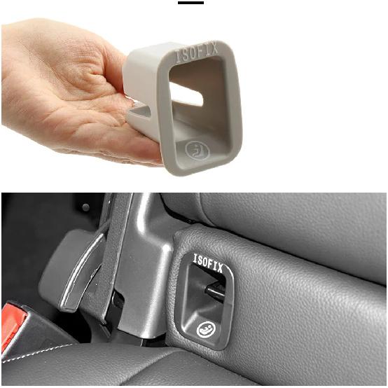 Rear Child Seat Isofix Buckle Cover Trim For Mercedes Benz Vito W447 V-class W448 2016-2025 OE 4478680139