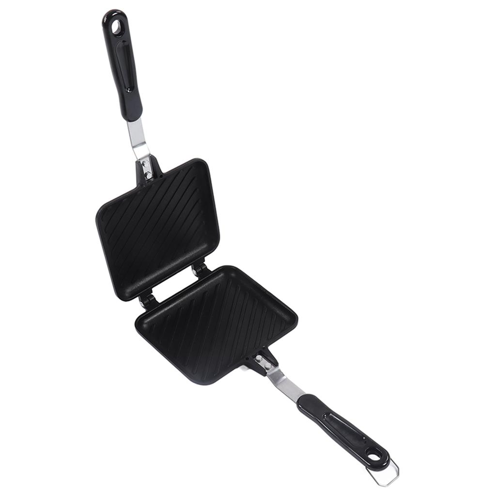 Сковорода для сэндвичей Завтрак Двусторонняя сковорода Плоское дно Антипригарное покрытие Сковорода для сэндвичей Панини