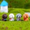 4Pcs Cute Dog Puppy Figurine Crafts DIY Miniature Fairy Garden Decoration Gift MIT