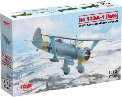 ICM Henschel Поздняя модель Пластиковый набор 32015 1/32 Hs123A-1 (Самолет)