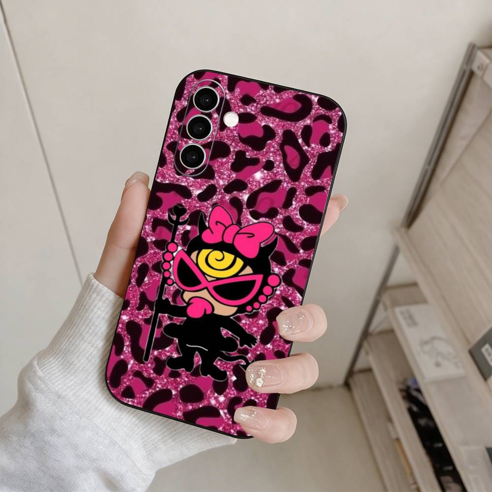 H-Hysteric ЯРКИЙ M-Мини Чехол Для Телефона Для Samsung Galaxy A73,A72,A71,A70,A53,A52,A51,Другие Мягкий Черный Чехол