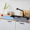 Korean Silicone Sink Splash Guard - Anti-Splash Strip with Suction Cup for Kitchen Countertops