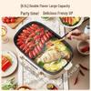 Bear 6.5L Multifunctional Dual-Control Hot Pot CN plug (adapter included)
