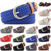 Stretch Woven Thin Belt Women Fashion Elastic Fabric Braided Belts Trendy Washable Durable Waist Accessories