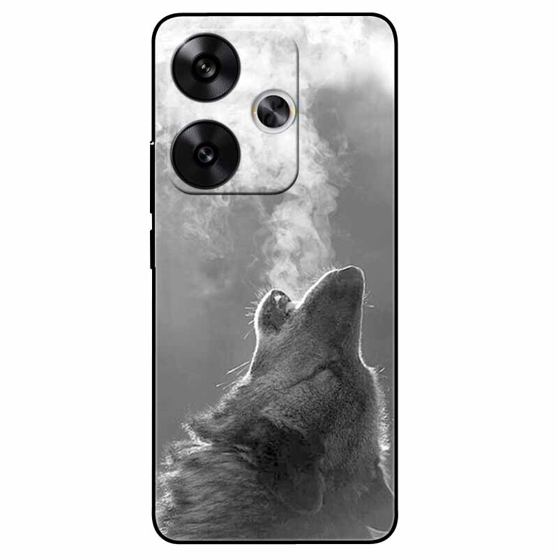 Чехлы для Xiaomi Poco F6 Мягкие силиконовые Защитные Модные ТПУ Задние крышки для телефона Для Xiaomi Poco F6 Pro/Redmi Turbo 3 ТПУ Чехлы
