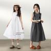 LUSON Girls' Summer Sleeveless A-Line Dress