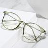 Холодная коричневая круглая большая оправа 90 сверхлегкие женские анти-синие очки, женщины могут быть оснащены оправой очков для близорукости