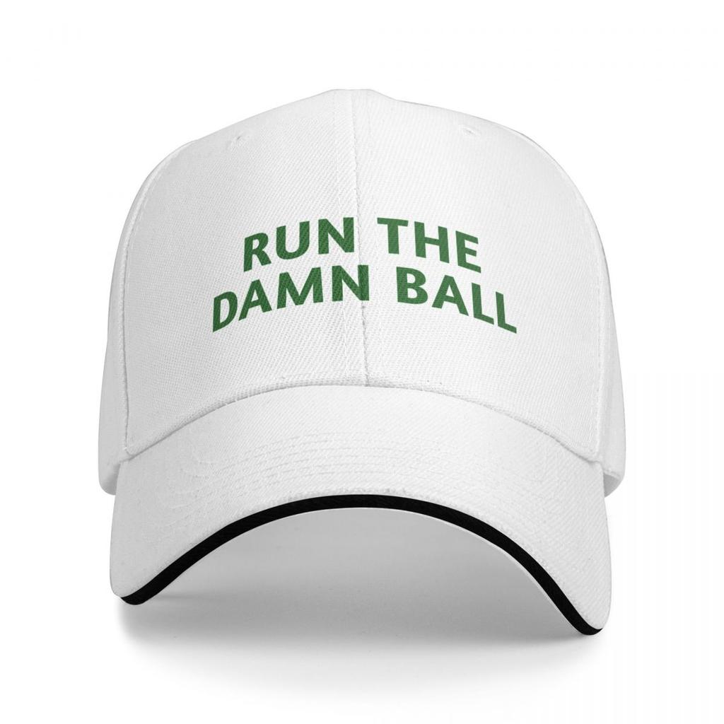 Run the проклятый мяч / Зеленый / Зеленый кепка Run the Damn Ball Кепка Бейсбольная кепка с термозащитным козырьком Кепка для мальчика Женская