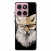 For Motorola Edge 60 60s 5G Glass Case Cartoon Soft Bumper Hard Tempered Glass Back Cover Case For Motorola Edge 60 Fusion Shell