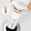 Rapid Drainage Pop-Up Bounce Core No Overflow Sink Drain Plug Wash Basin Drain Filter  Shower